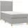 vidaXL Boxspringbett 100 x 200 cm Hellgrau