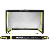 BazookaGoal Fußballtor Schwarz/Gelb 150 x 90 cm