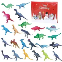 LuxusKollektion Spielzeug-Adventskalender Adventskalender 2023 für Kinder Dinosaurier Geschenke T-Rex bunt