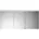 Spiegelschrank LED-Beleuchtung 3 Türen mittlerer Tür Anschlag links 1400x700x170mm SPQK140RF5381 Farbe