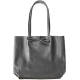 Zwillingsherz Ledershopper Small Leder Black