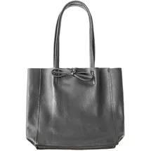 Zwillingsherz Ledershopper Small Leder Black