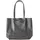 Zwillingsherz Ledershopper Small Leder Black