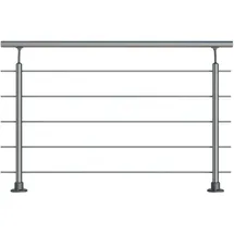 DOLLE Geländer-Set PS 010 150 cm Aluminium