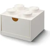 LEGO Aufbewahrungsbox mit Schublade 4-tlg. weiß