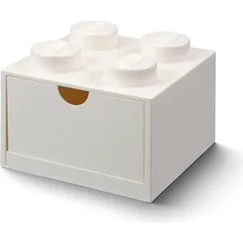 LEGO Aufbewahrungsbox mit Schublade 4-tlg. weiß