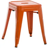 CLP Hocker Armin Metall 40 x 46 x 40 cm Orange