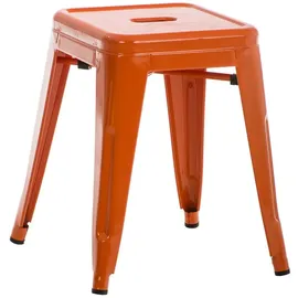 CLP Hocker Armin Metall 40 x 46 x 40 cm Orange