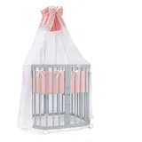 Waldin Babybett Kinderbett 7in1 mit Matratze,