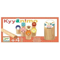 Djeco Wurfspiel KYYÄNIMO 9-teilig aus Holz
