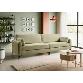 MID.YOU Viersitzer-Sofa Webstoff 4-Sitzer Grün