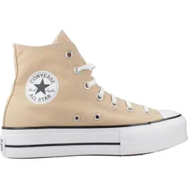 Converse Chuck Taylor All Star Lift Damen Plateau-Sneaker Weiß/Orange 41