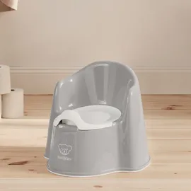 BabyBjörn Topfstuhl, Grau/Weiß