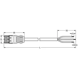 WAGO GmbH &amp; Co. KG konfekt. Anschlussleitung 771-9973/116-301