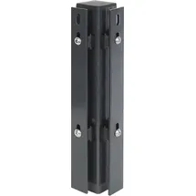 GAH Alberts Alberts Eckpfosten mit Flacheisen 175 cm 60 x 60 mm anthrazit