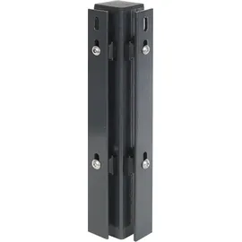 GAH Alberts Alberts Eckpfosten mit Flacheisen 175 cm 60 x 60 mm anthrazit