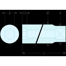FACOM Steckschlüssel R.5.5 1/4'' 1-tlg.