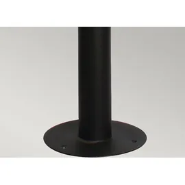 Elstead Lighting Pollerlaterne E27 schwarz IP44 mit Bewegungsmelder