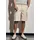 STREET ONE MEN, Herren, Gr. 33, beige (sandstone beige), Web, 98% Baumwolle, 2% Elasthan, unifarben, gerade kurz, Hosen Bermudas, mit seitlichen Einschubtaschen