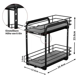 luxuskollektion Gewürzregal Ausziehbar Metall Organizer Küche