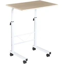 HOMCOM Beistelltisch Spanplatte, Eisen, Kunststoff