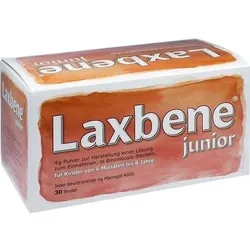 LAXBENE junior 4 g Plv.z.H.e.Lsg.z.Einn.Kdr.6M-8J 120 g