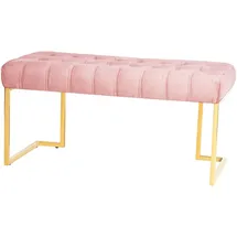 Kayoom Hockerbank, Altrosa, Kunststoff, 47x48x100 cm, Bsci, Esszimmer, Bänke, Sitzbänke