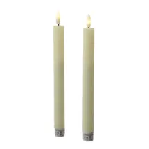 MARELIDA LED Stabkerzen 24 cm creme 2 St.