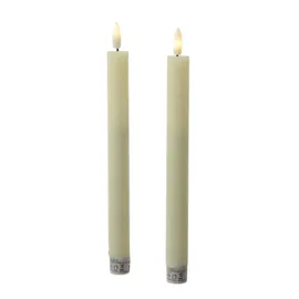 MARELIDA LED Stabkerzen 24 cm creme 2 St.