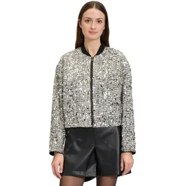 Betty & Co Blouson mit Pailletten in Black/Silver | Gr.: 34
