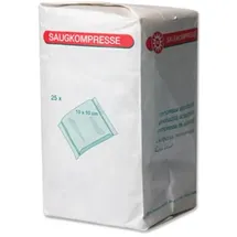 NOBAMED Saugkompressen unsteril 10 x 10 cm 25 St