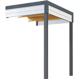Weka Gartenhaus-Anbaudach FELIX_FYNN 1,1,5 A 150 x 200 cm Grau