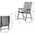 Outsunny Klappstühle 64 x 58 x 94 cm grau 2 St.