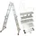 Lemodo Multifunktion Klappleiter 12 Sprossen