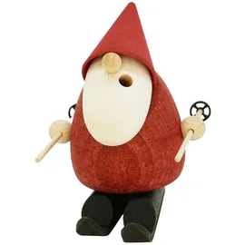 SAICO Räucherfigur Weihnachtsmann-Teddybär 11 cm rot