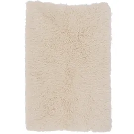 Pergamon Flokatiteppich 70 x 140 cm Weiß