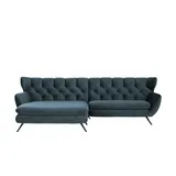 jette home Ecksofa Caldara ¦ türkis/petrol ¦ Maße (cm): B: 300 H: 94 T: 175.0