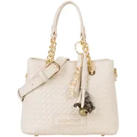 Valentino Gea Schultertasche Synthetik Beige