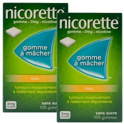 Nicorette 2 mg freshfruit Kaugummi