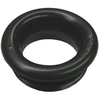 CORNAT Gummi-Gewindenippel, 1 1/2 x 32 mm, T3185012, Schwarz