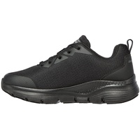 SKECHERS Damen Arch Fit Sr Sneaker, Black Textile/Synthetic, 36 EU