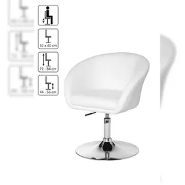 KADIMA DESIGN Design Relaxsessel SPM2.158 Loungesessel Kunstleder Cocktailsessel weiß, | Gr.: onesize
