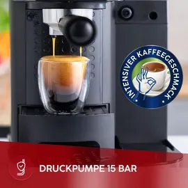 MPM MKW-14M Kolbendruckkaffeemaschine Silber/Schwarz
