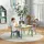 zonekiz Kindersitzgruppe mit niedlichem Tiermotiv 60 x 60 x 44 cm Holz massiv lackiert grün