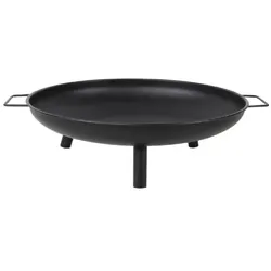 Lex Feuerschale Griff Füße Stahl Lagerfeuer Grill Feuerstelle Holzfeuerschale Ø 80cm : Ø 80 cm