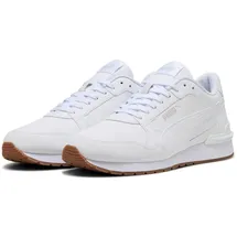 Puma ST Runner v4 L weiß, Größe 44 1⁄2 - PUMA white/glacial gray/gum 44.5