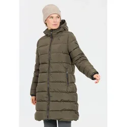 Whistler Winter-Steppmantel Amaret Long Puffer Jacket (warm, wasserdicht, winddicht) dunkelgrün Damen