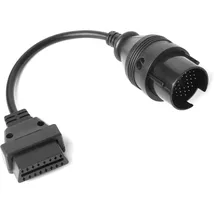 ej.life VOBor Diagnosekabel 38 Pin auf OBDII OBD2 16 Pin Adapter Stecker Passend für Mercedes Benz