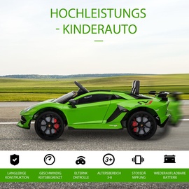 Homcom Kinderauto Lamborghini elektrisch 123 x 66,5 x 45,5 cm(LxBxH)