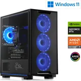 CSL Gaming-PC AMD Ryzen 7 8700F 4,1 GHz 32 GB RAM 1000 GB SSD GeForce RTX 5060 Ti Windows 11 Home